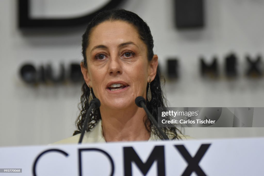 Press Conference of Claudia Sheinbaum