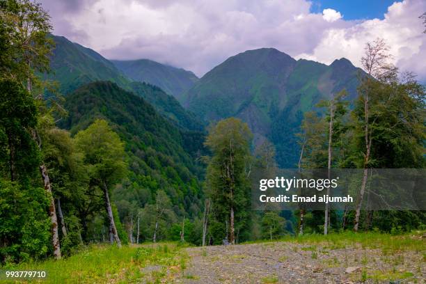 gabala mountains, azerbaijan - highland region stock pictures, royalty-free photos & images