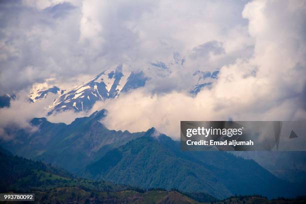 gabala mountains, azerbaijan - highland region stock pictures, royalty-free photos & images