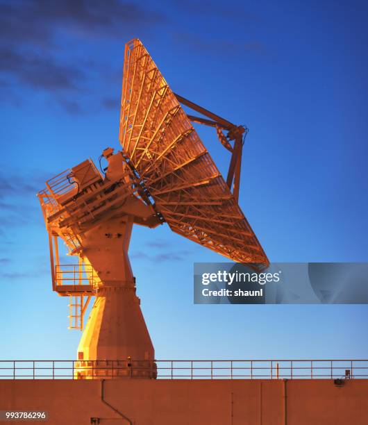 missile range instrumentation ship - nautical structure stock pictures, royalty-free photos & images