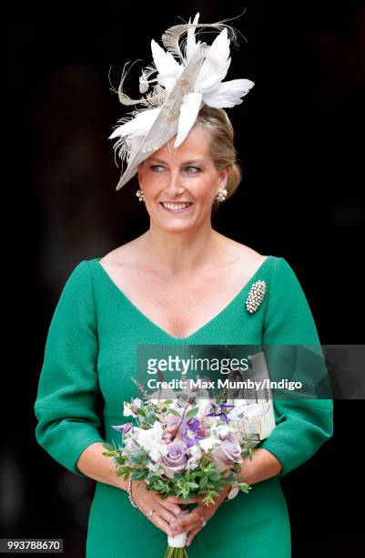 Sophie, Countess of Wessex attends a service to celebrate the 70th Anniversary of the NHS at Westminster Abbey on July 5, 2018 in London, England....