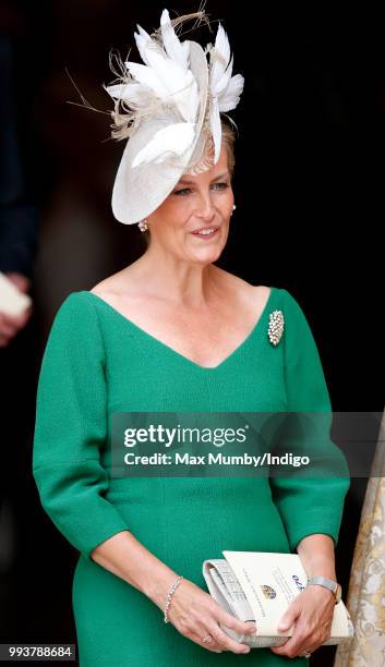 Sophie, Countess of Wessex attends a service to celebrate the 70th Anniversary of the NHS at Westminster Abbey on July 5, 2018 in London, England....