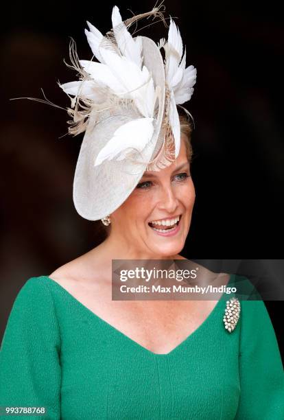 Sophie, Countess of Wessex attends a service to celebrate the 70th Anniversary of the NHS at Westminster Abbey on July 5, 2018 in London, England....