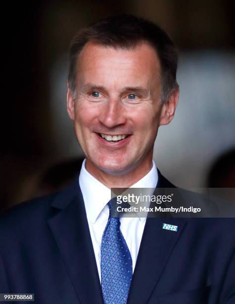 Jeremy Hunt, Secretary of State for Health and Social Care, attends a service to celebrate the 70th Anniversary of the NHS at Westminster Abbey on...