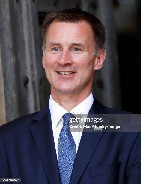 Jeremy Hunt, Secretary of State for Health and Social Care, attends a service to celebrate the 70th Anniversary of the NHS at Westminster Abbey on...