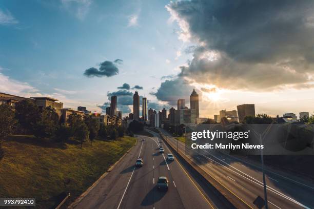 atlanta cityscape - marilyn nieves stock pictures, royalty-free photos & images