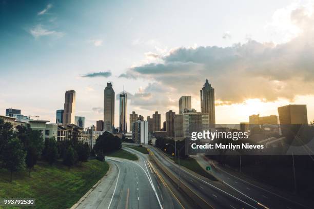 atlanta cityscape - marilyn nieves stock pictures, royalty-free photos & images