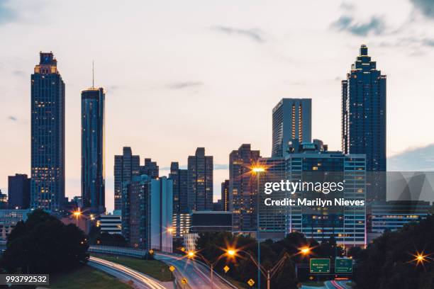 atlanta cityscape - marilyn nieves stock pictures, royalty-free photos & images