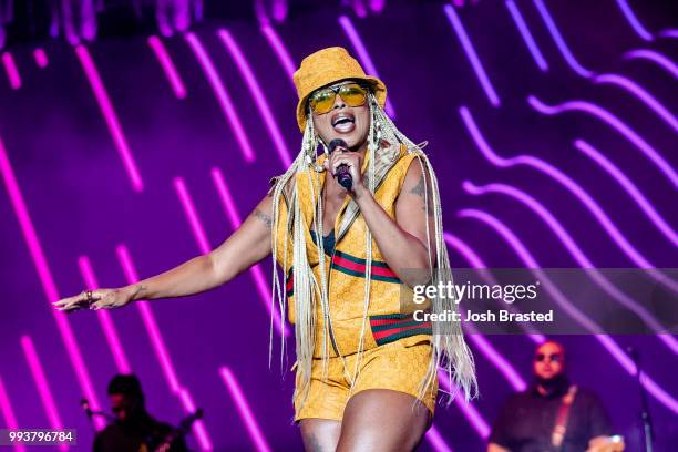 Mary J. Blige performs during the 2018 Essence Festival at the Mercedes-Benz Superdome on July 7, 2018 in New Orleans, Louisiana.