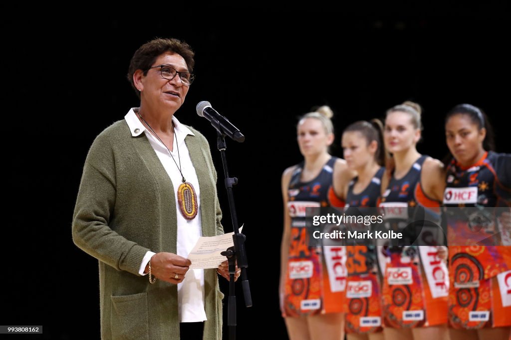 Super Netball Rd 10 - Giants v Swifts