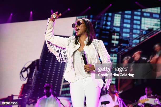 Lyte performs at the 2018 Essence Music Festival at the Mercedes-Benz Superdome on July 7, 2018 in New Orleans, Louisiana.