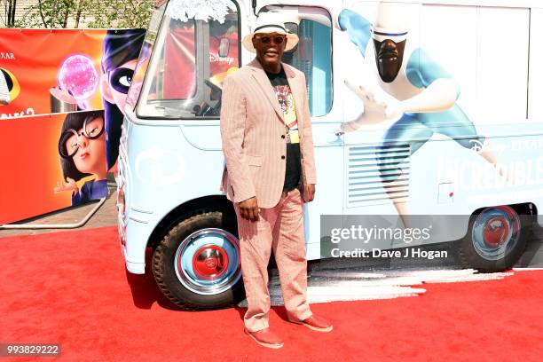 Samuel L. Jackson attends the 'Incredibles 2' UK Premiere at BFI Southbank on July 8, 2018 in London, England.