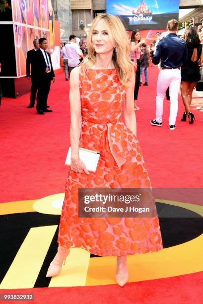 Holly Hunter attends the 'Incredibles 2' UK Premiere at BFI Southbank on July 8, 2018 in London, England.