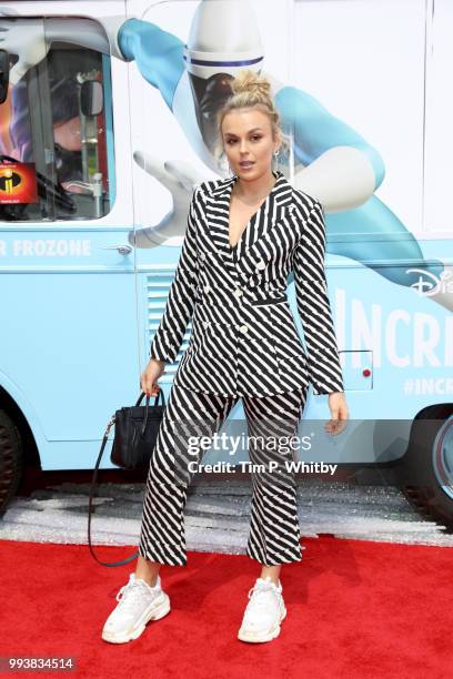 Tallia Storm attends the UK Premiere of Disney-Pixar's "Incredibles 2" at BFI Southbank on July 8, 2018 in London, England.