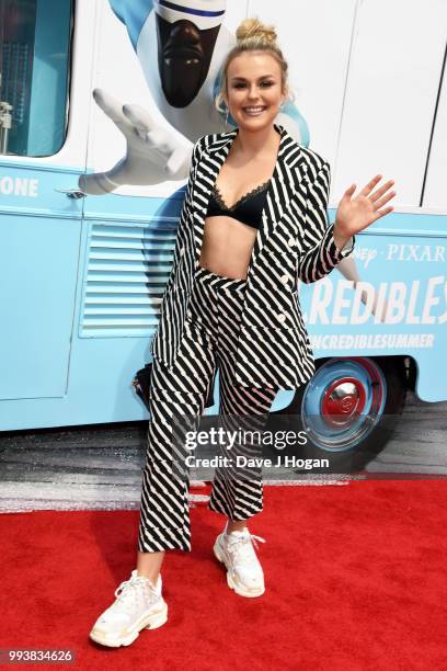 Tallia Storm attends the 'Incredibles 2' UK Premiere at BFI Southbank on July 8, 2018 in London, England.