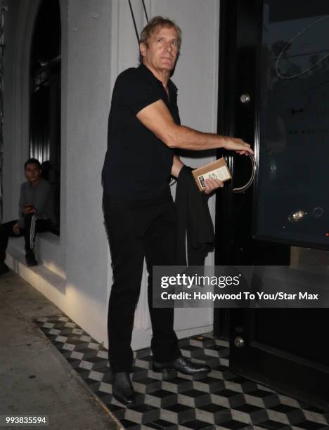 Michael Bolton is seen on July 7, 2018 in Los Angeles, California.