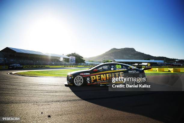 David Reynolds drives the Erebus Penrite Racing Holden Commodore ZB during race 18 of the Supercars Townsville 400 on July 8, 2018 in Townsville,...