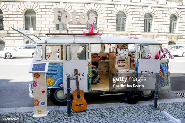 Bulli-Studio at the Grazia Pink Hour at Titanic Hotel on July 4, 2018 in Berlin, Germany.