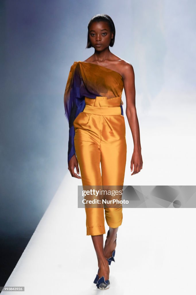 Ulises Merida Catwalk - Mercedes Benz Fashion Week Madrid - July 2018