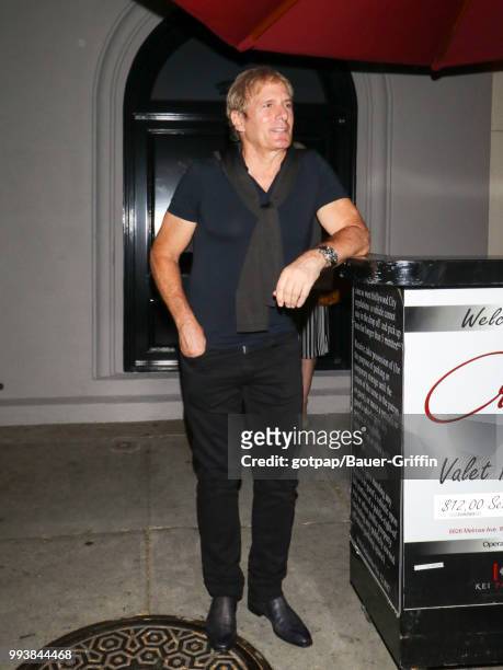 Michael Bolton is seen on July 07, 2018 in Los Angeles, California.