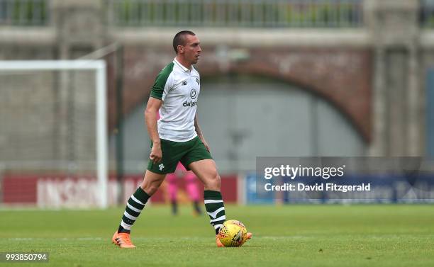 Dublin , Ireland - 7 July 2018; Scott Brown of Glasgow Celtic during the Soccer friendly between Shamrock Rovers and Glasgow Celtic at Tallaght...