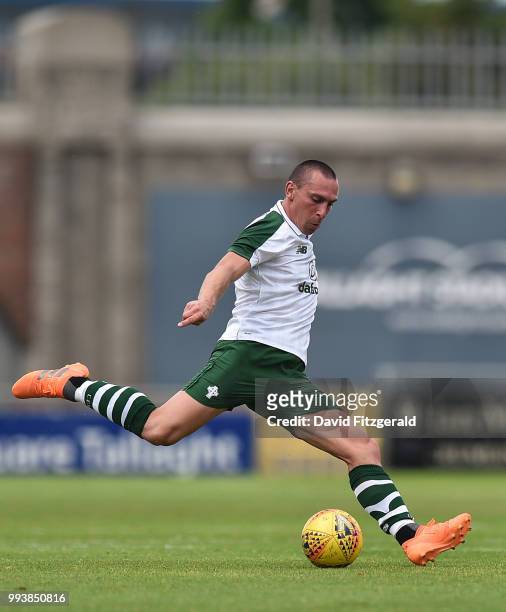 Dublin , Ireland - 7 July 2018; Scott Brown of Glasgow Celtic during the Soccer friendly between Shamrock Rovers and Glasgow Celtic at Tallaght...