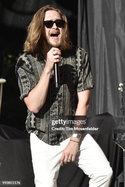 John Paul Roney of Boom Forest performs at Shoreline Amphitheatre on July 6, 2018 in Mountain View, California.