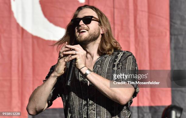 John Paul Roney of Boom Forest performs at Shoreline Amphitheatre on July 6, 2018 in Mountain View, California.