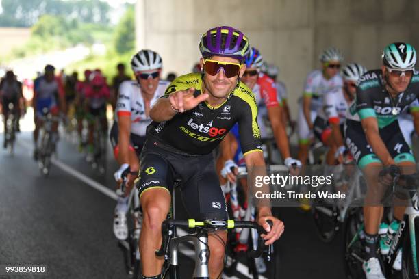 Jack Bauer of New Zealand and Team Mitchelton-Scott / during the 105th Tour de France 2018, Stage 2 a 182,5km stage from Mouilleron-Saint-Germain to...