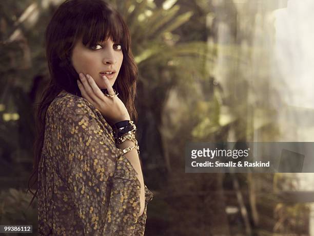 Reality TV star and fashion designer Nicole Richie poses at a portrait session for JJ in Los Angeles, CA on April 1, 2010. .