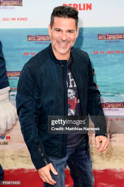 Rick Kavanian attends the 'Hotel Transsilvanien 3' premiere at CineStar on July 8, 2018 in Berlin, Germany.