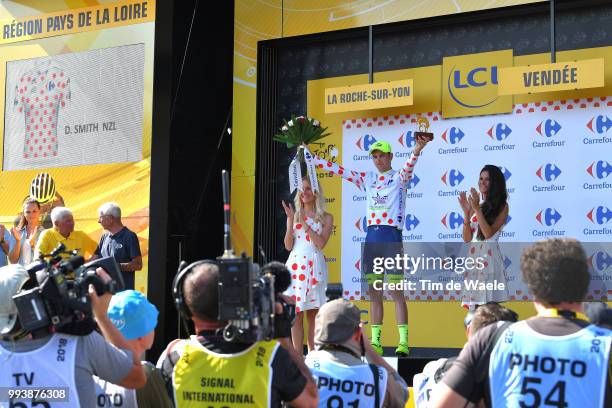 Podium / Dion Smith of New Zealand and Team Wanty Groupe Gobert Polka Dot Mountain Jersey / Celebration / during the 105th Tour de France 2018, Stage...