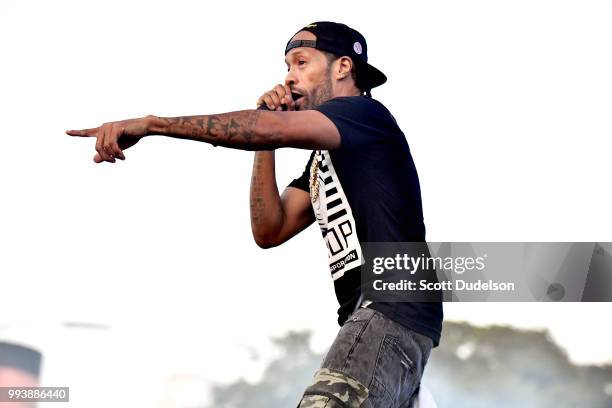 Rapper Redman performs onstage during the Summertime in the LBC music festival on July 7, 2018 in Long Beach, California.