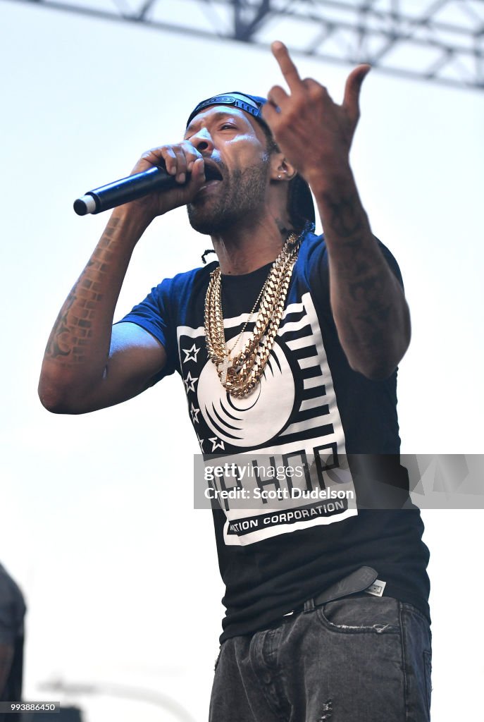 Preston Redman Rapper Rapper Redman performs onstage during the Summertime in the LBC music ...