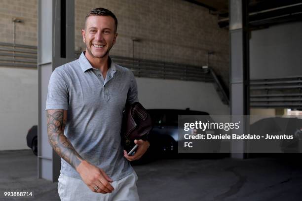 Federico Bernardeschi of Juventus attends medical tests at Jmedical on July 8, 2018 in Turin, Italy.