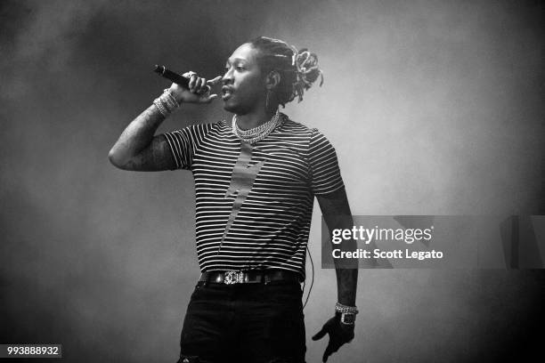 Rapper Future performs on Day 3 at Festival d'ete de Quebec on July 7, 2018 in Quebec City, Canada.