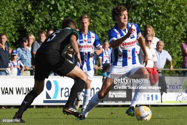 Sam Lammers of SC Heerenveen during the Club Friendly match between SC Heerenveen v Borussia Monchengladbach at the Sportpark 't Paradyske on July 7,...