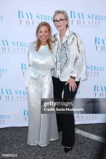 Tracy Mitchell and Jane Lynch attend the 27th Annual Bay Street Theater Summer Gala at The Long Wharf on July 7, 2018 in Sag Harbor, New York.