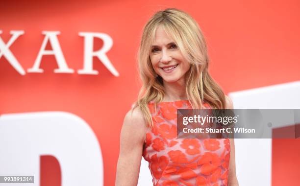 Holly Hunter attends the 'Incredibles 2' UK premiere at BFI Southbank on July 8, 2018 in London, England.