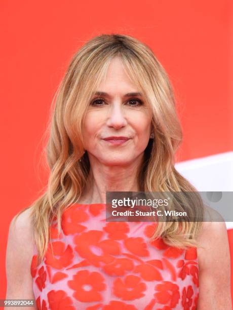 Holly Hunter attends the 'Incredibles 2' UK premiere at BFI Southbank on July 8, 2018 in London, England.
