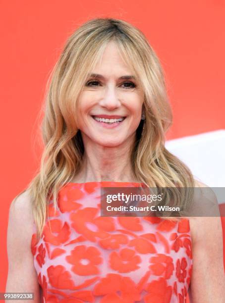 Holly Hunter attends the 'Incredibles 2' UK premiere at BFI Southbank on July 8, 2018 in London, England.