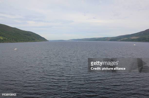 June 2018, Scotland, Drumnadrochit: Loch Ness, south-west of Inverness, which is the supposed habitat of the monster "Nessie". Photo: Silvia...