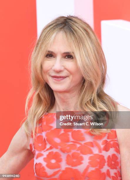 Holly Hunter attends the 'Incredibles 2' UK premiere at BFI Southbank on July 8, 2018 in London, England.