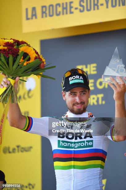 Podium / Peter Sagan of Slovakia and Team Bora Hansgrohe Celebration / during the 105th Tour de France 2018, Stage 2 a 182,5km stage from...