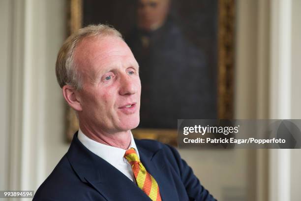 Former Kent cricketer, and the next President of the MCC, Matthew Fleming who begins his term in office from October 2016, photographed in the...