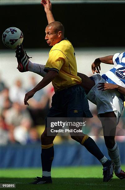 Henrik Larsson of Celtic in action during the Queens park Rangers v Glasgow Celtic Pre-Saeson Friendly played at Loftus Road, London. Mandatory...