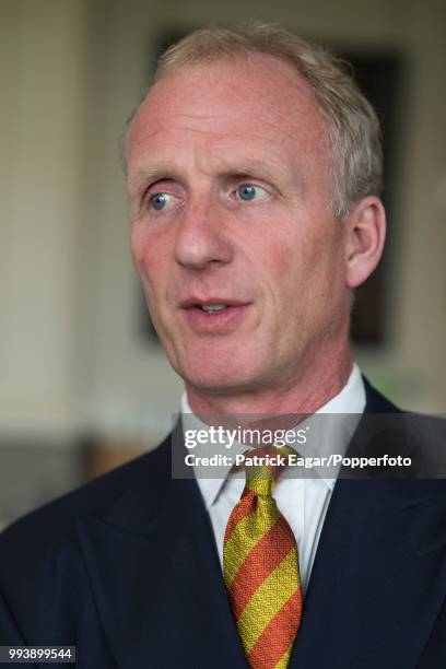 Former Kent cricketer, and the next President of the MCC, Matthew Fleming who begins his term in office from October 2016, photographed in the...