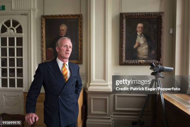 Former Kent cricketer, and the next President of the MCC, Matthew Fleming who begins his term in office from October 2016, photographed in the...