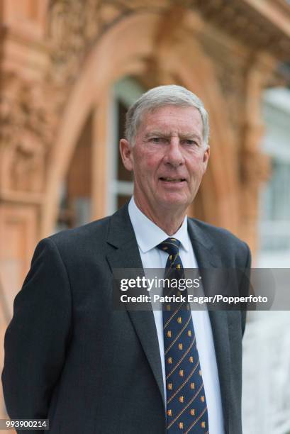 Former cricketer, and the next President of the MCC, Roger Knight, who begins his term in office from October 2015, photographed in the pavilion at...