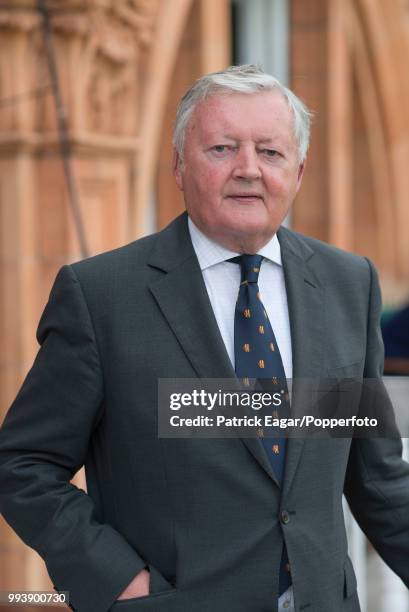 The next President of the MCC, David Morgan, who begins his term in office from October 2014, photographed in the pavilion at Lord's cricket ground...